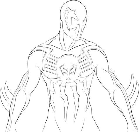 spider man 2099 coloring pages|More.